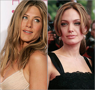 Jennifer Aniston versus Angelina Jolie